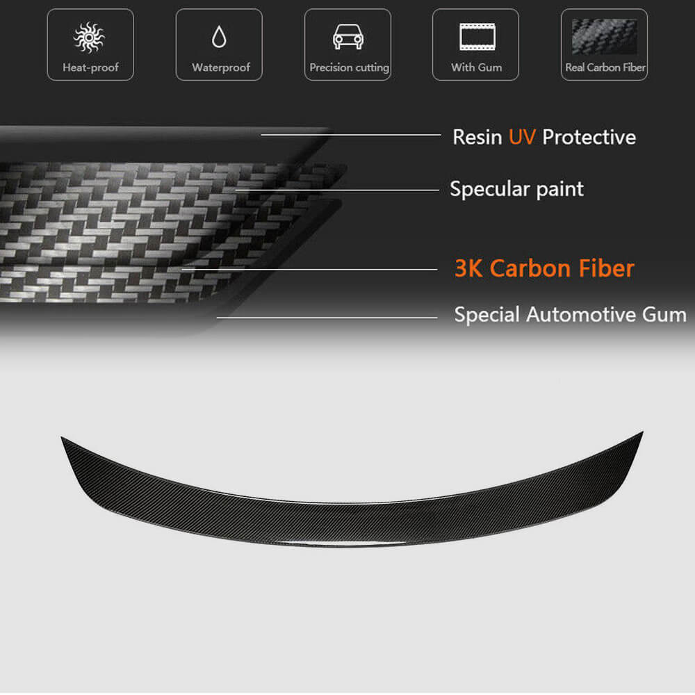 Spoiler V2 (Carbon) for Mercedes GLC coupe C253 2016-2023 - image 6