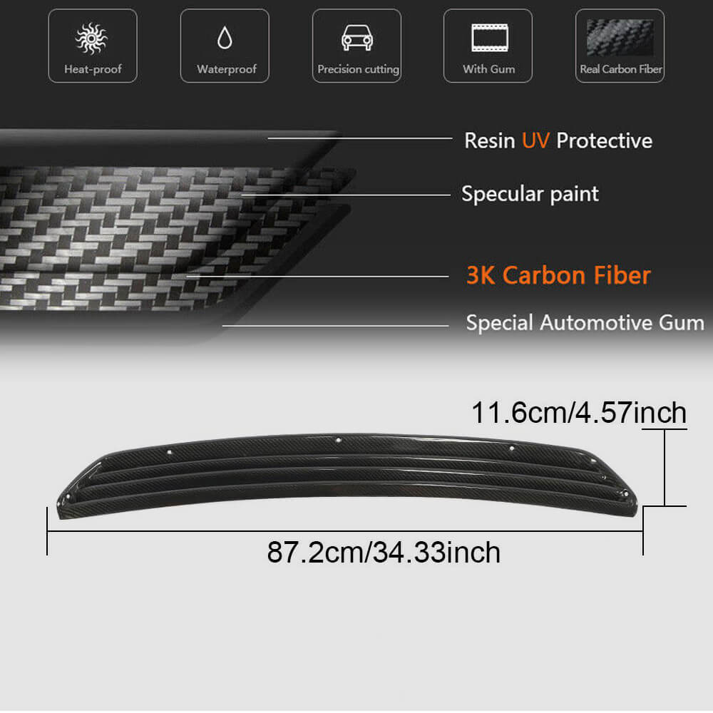 Rear Bumper Diffuser (2009-2015, Carbon) for Nissan GT-R 2008-2025 - image 6