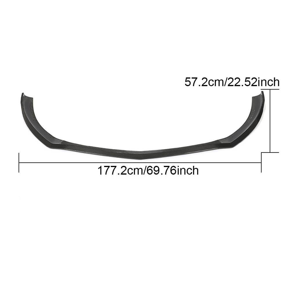 Front Bumper Lip V2 for AMG-Line SD 2018-2021 Carbon for Mercedes A-сlass W177 2018- - image 6