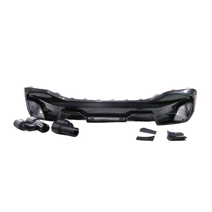 Rear Diffuser for M-Sport (2018-2022, Carbon) for BMW X6 G06 2019–2027 - image 6