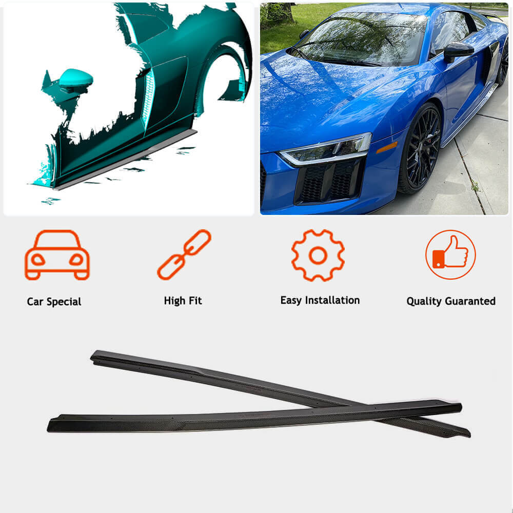 Side Skirts V3 (Carbon) for Audi R8 2015- - image 6