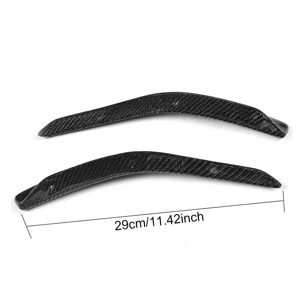 Covers on the front bumper (for CLA45 AMG SD, Carbon) for Mercedes CLA C117 2013-2019 - image 6