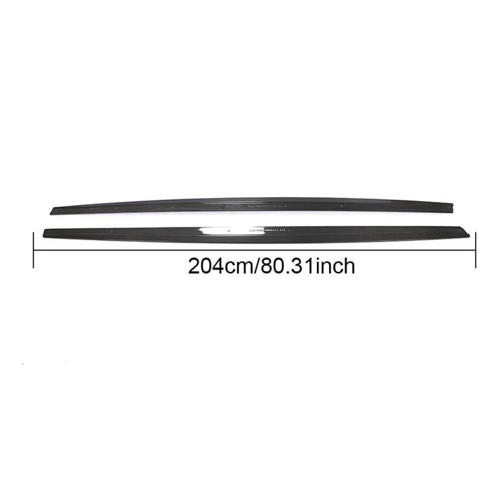 Side Skirt Extensions V1 (for F80, Carbon) for BMW 3 Series F-30/31/34 2012-2019 - image 6
