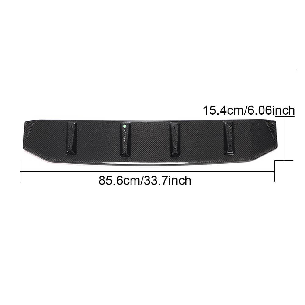 Rear Bumper Diffuser (for AMG-Line, Carbon) for Mercedes GLA H247 2020- - image 6