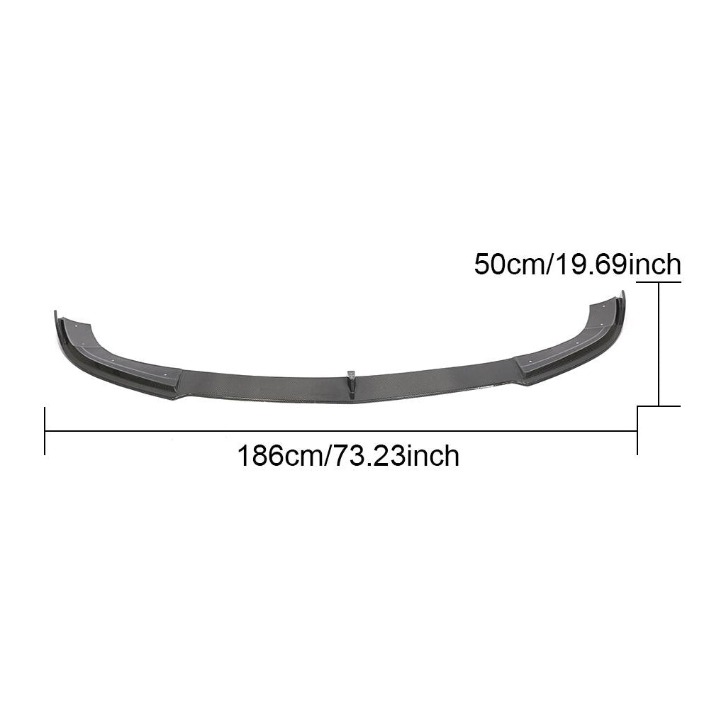 Front Bumper Lip V2 for AMG-Line 2013-2016 Carbon for Mercedes E-сlass W212 2009-2016 - image 6