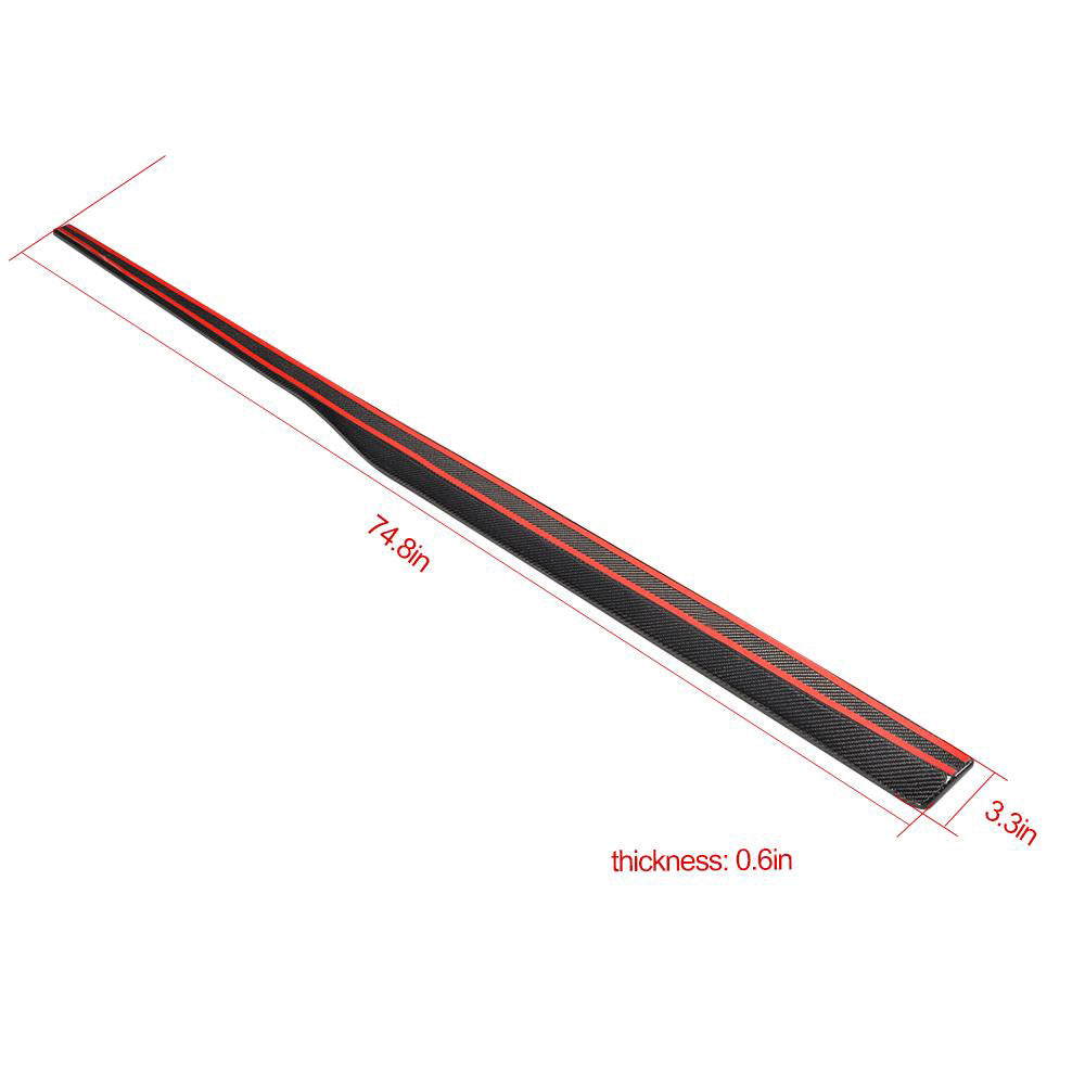 Side Skirts (for GTI HB 2012-2017, Carbon) for Volkswagen Golf 7/E-Golf 2012-2020 - image 6