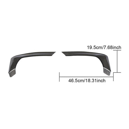Rear Bumper Flaps Carbon for M5 F90 2017-2020 for BMW 5 Series G30/31 2017-2023 - image 6