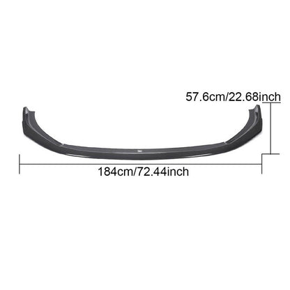 Front Bumper Lip V1 for RS4 Avant 2019-2021 Carbon for Audi A4 B9 2015-2024 - image 6
