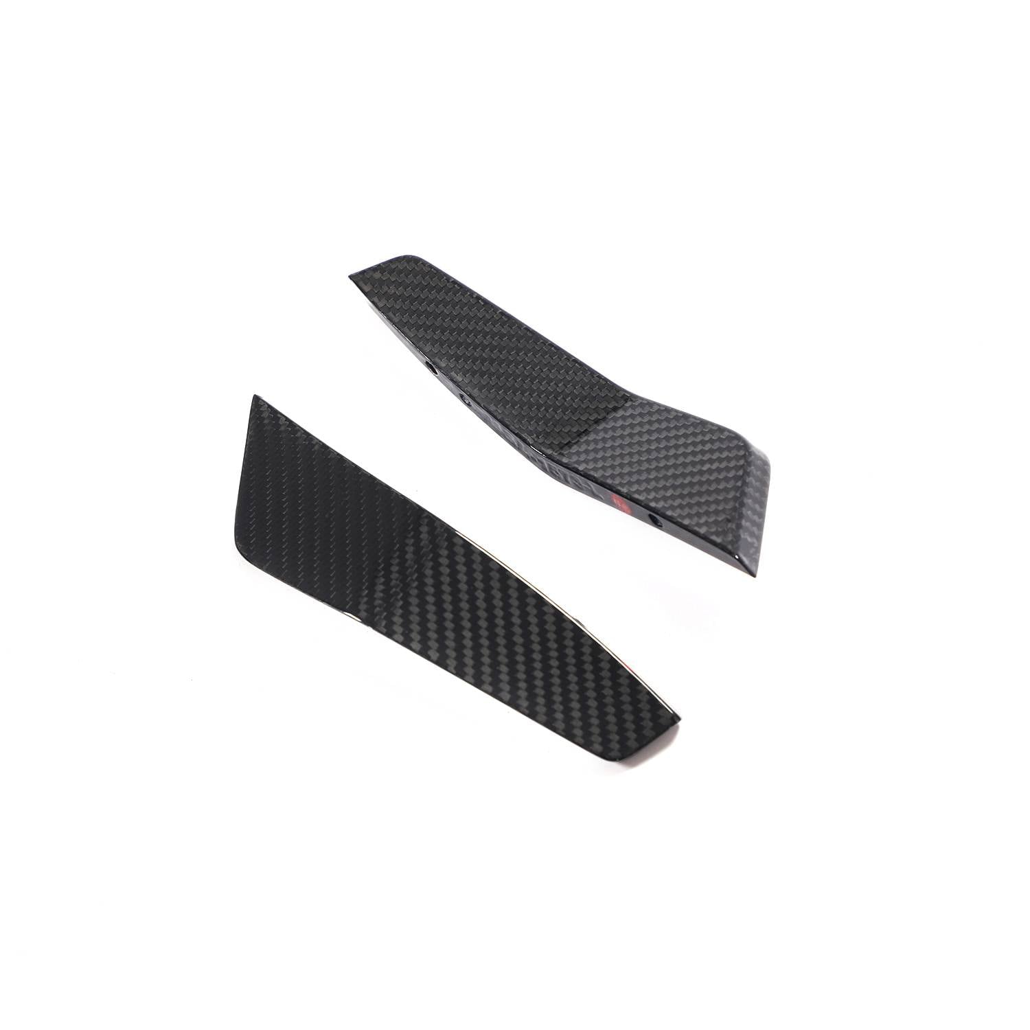 Front bumper air vent covers V2 (for RS7 2018-2022, Dry Carbon) for Audi A7 2018- - image 6