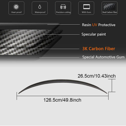Spoiler V7 (Carbon) for Mercedes E-class coupe C238 2016-2024 - image 6