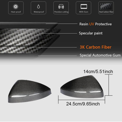 Mirror Covers (Carbon) for Audi ТТ 2014-2023 - image 6