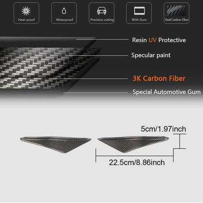 Covers on the front bumper Flap V1 (Carbon) for Mercedes SLS C197 - image 6
