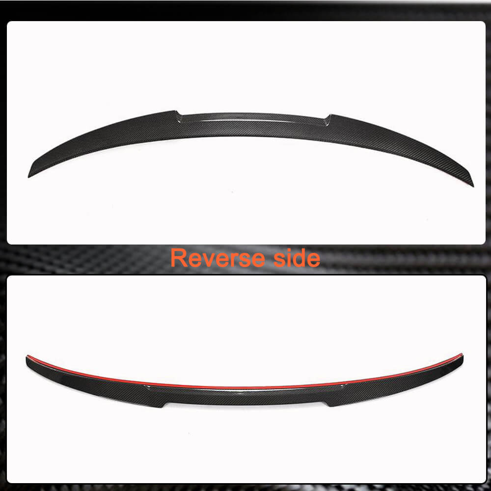 Rear Trunk Spoiler Carbon Fiber V2 (for G26) for BMW I4 (G26) 2022- - image 6