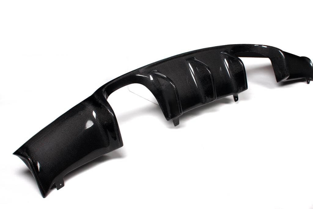Rear Bumper Diffuser Carbon Fiber V4 (for E92/E93 M3) for BMW 3 series E-90/91/92/93 2005-2011 - image 6
