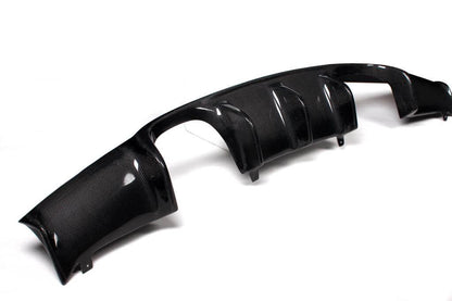 Rear Bumper Diffuser Carbon Fiber V4 (for E92/E93 M3) for BMW 3 series E-90/91/92/93 2005-2011 - image 6