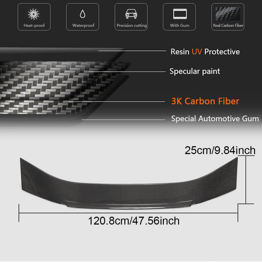 Spoiler V2 (Carbon) for Audi A7 2018- - image 6