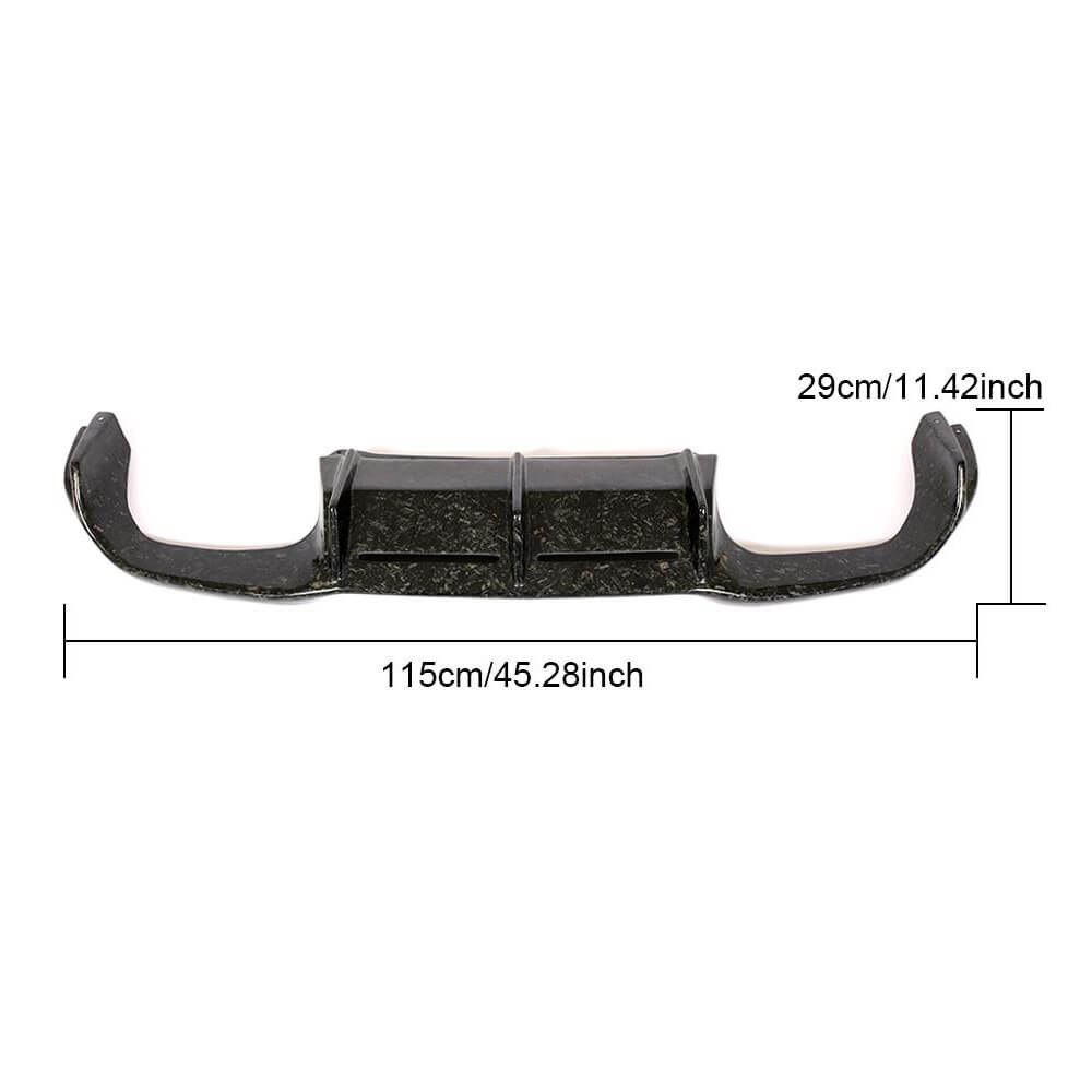 Rear Bumper Diffuser Carbon Fiber V3 (for F87) for BMW 2 Series F22/23 2014-2021 - image 6