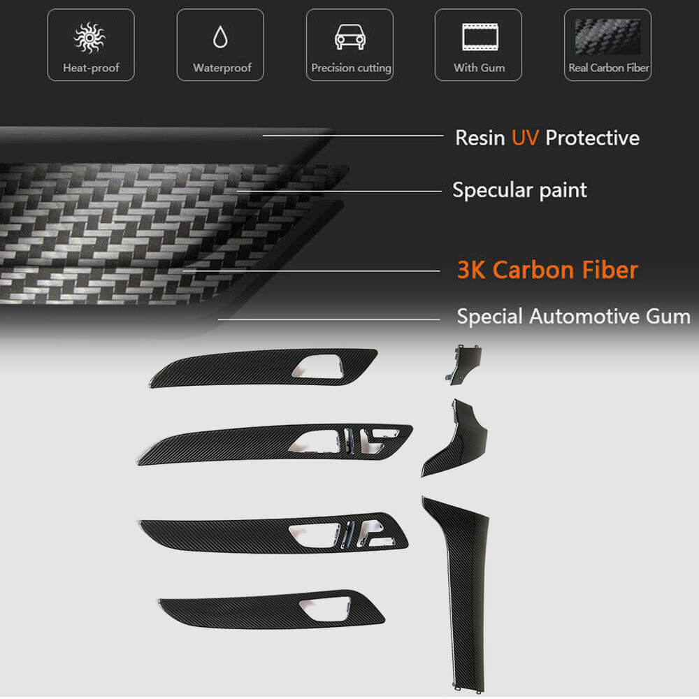 Carbon inserts in the interior (Carbon) for Mercedes GLE coupe C292 2015-2019 - image 6