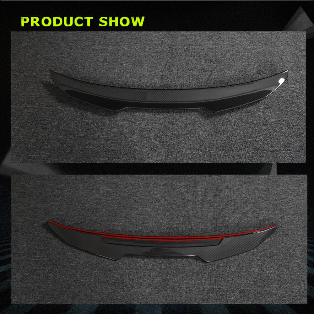 Spoiler V10 (for SD, Carbon) for Audi A3 2012-2020 - image 6