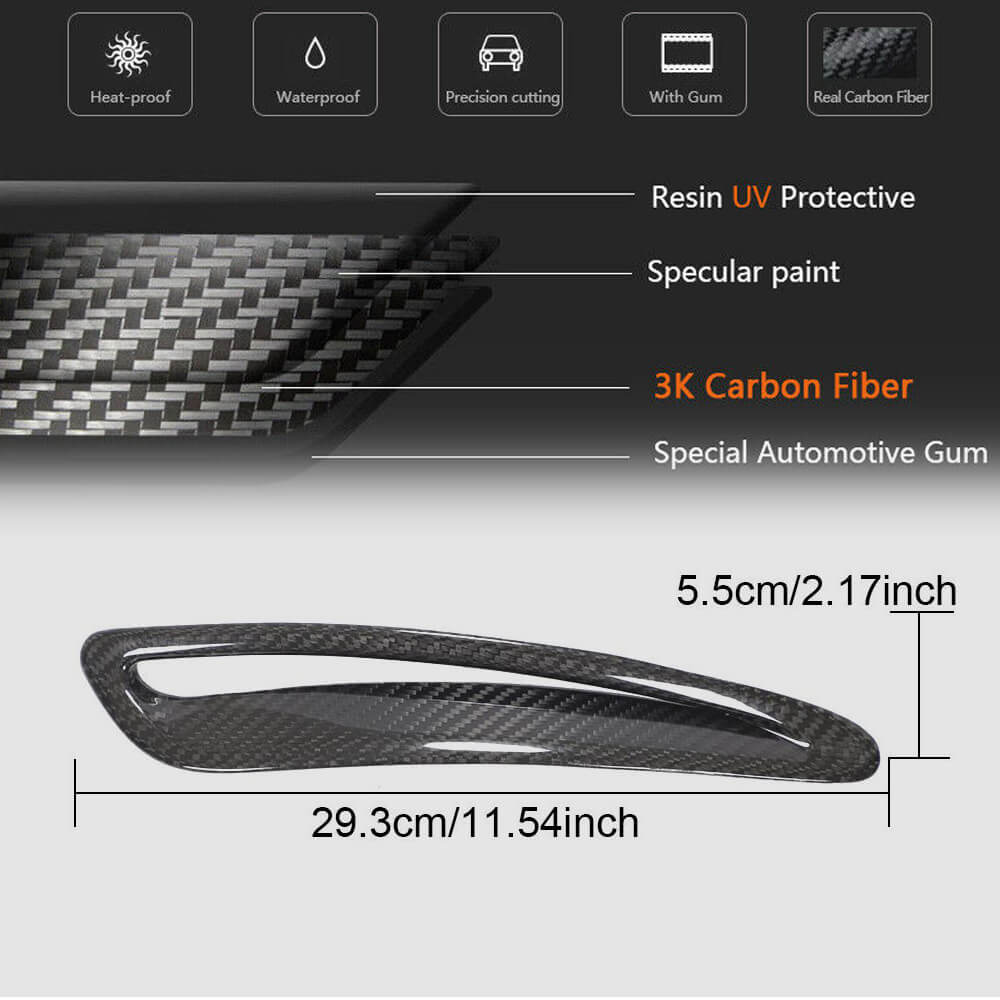 Covers on the hood (Carbon) for Toyota Supra 2019- - image 6