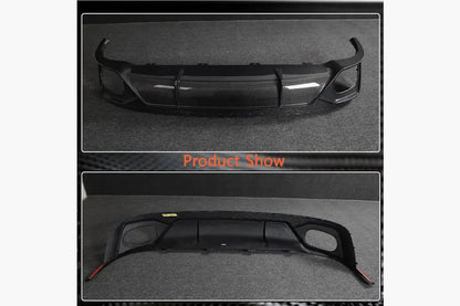 Rear Bumper Diffuser (2020-2023, Carbon) for Audi Q8 2018- - image 6
