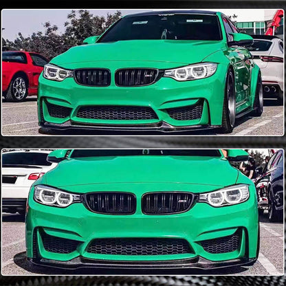 Front Bumper Lip Carbon Fiber V11 (for F80) for BMW 3 series F-30/31/34 2012-2019 - image 6