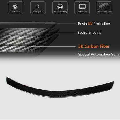 Spoiler SD V1 (Carbon) for Mercedes C-class W204 2007-2015 - image 6
