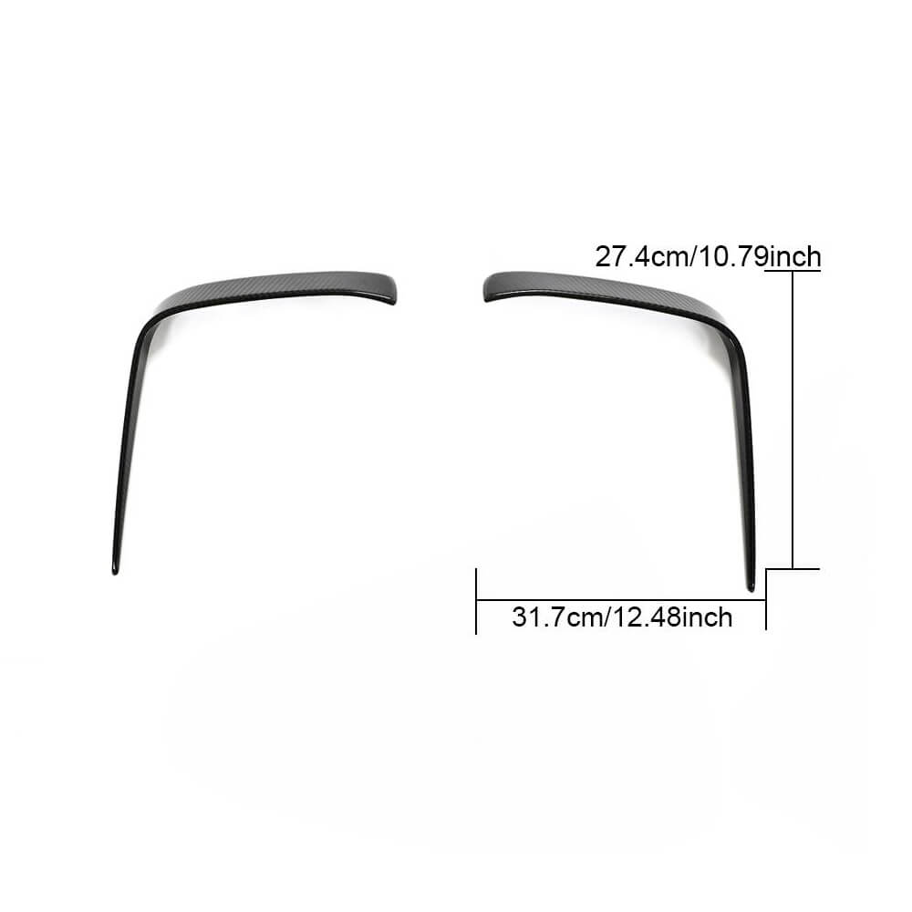 Rear Bumper Vents Dry Carbon Fiber V1 (for M-Sport) for BMW 8 series G14/G15/G16 - image 6