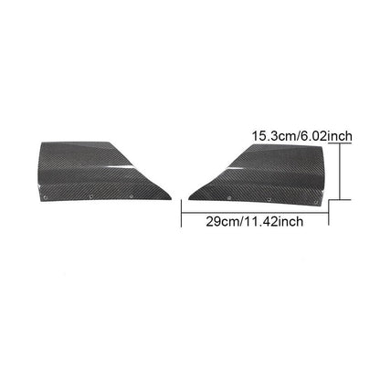 Rear bumper flaps (for RS3 Sedan 2017-2019, Carbon) for Audi A3 2012-2020 - image 6