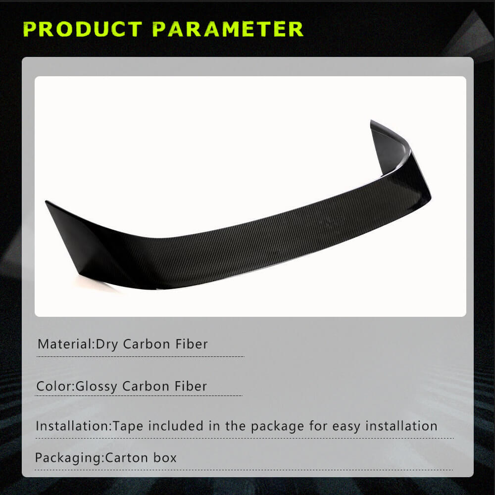 Rear Trunk Spoiler Carbon Fiber V2 (for G87) for BMW 2 Series G42 2021- - image 6