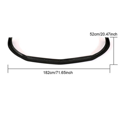 Front Bumper Lip Spoiler (for Base 2016-2019, Carbon) for Mercedes E-сlass W213 2016-2023 - image 6