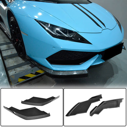 Front Bumper Flaps V1 Carbon for Lamborghini Huracan 2014- - image 6