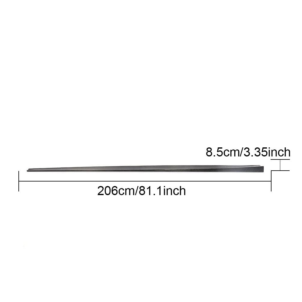 Side Skirts (for AMG-Line 2017-2019, Carbon) for Mercedes E-class coupe C238 2016-2024 - image 6