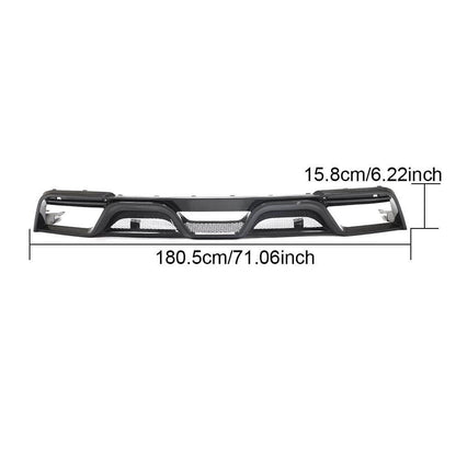 Rear bumper diffuser V2 (2018-2021, Carbon) for Ford Mustang 2015-2023 - image 6