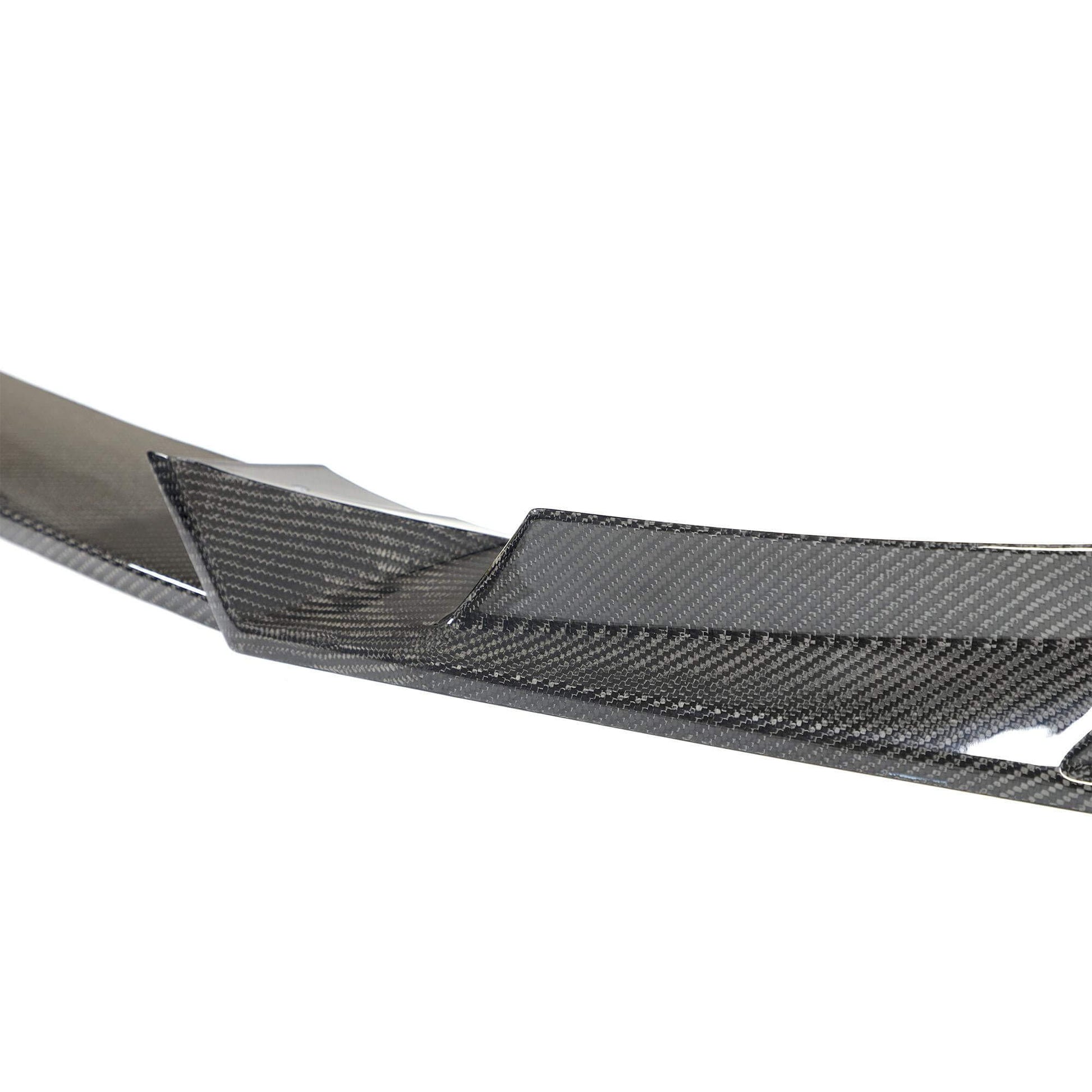 Front Bumper Lip (for M-Sport 2022-2024, Carbon) for BMW X3 G01 2018- - image 6