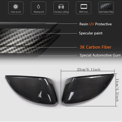 Mirror Covers (Carbon) for Audi A3 2012-2020 - image 6