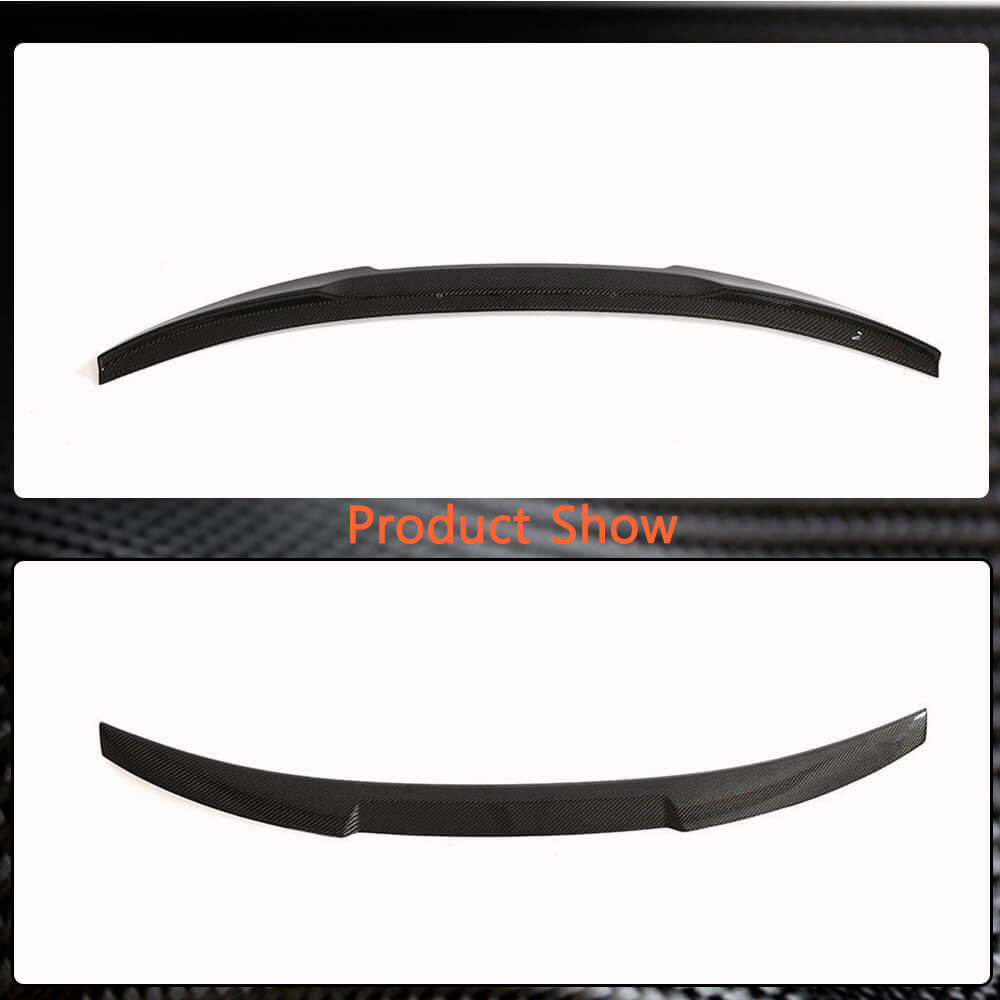 Rear Trunk Spoiler Carbon Fiber V2 for Audi A6 C8 2018- - image 6