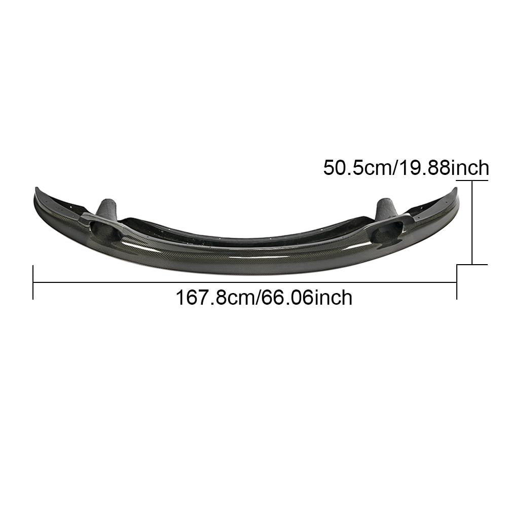 Front Bumper Lip GT4-Style (for M3, Carbon) for BMW 3 Series E92/E93 2006–2013 - image 6