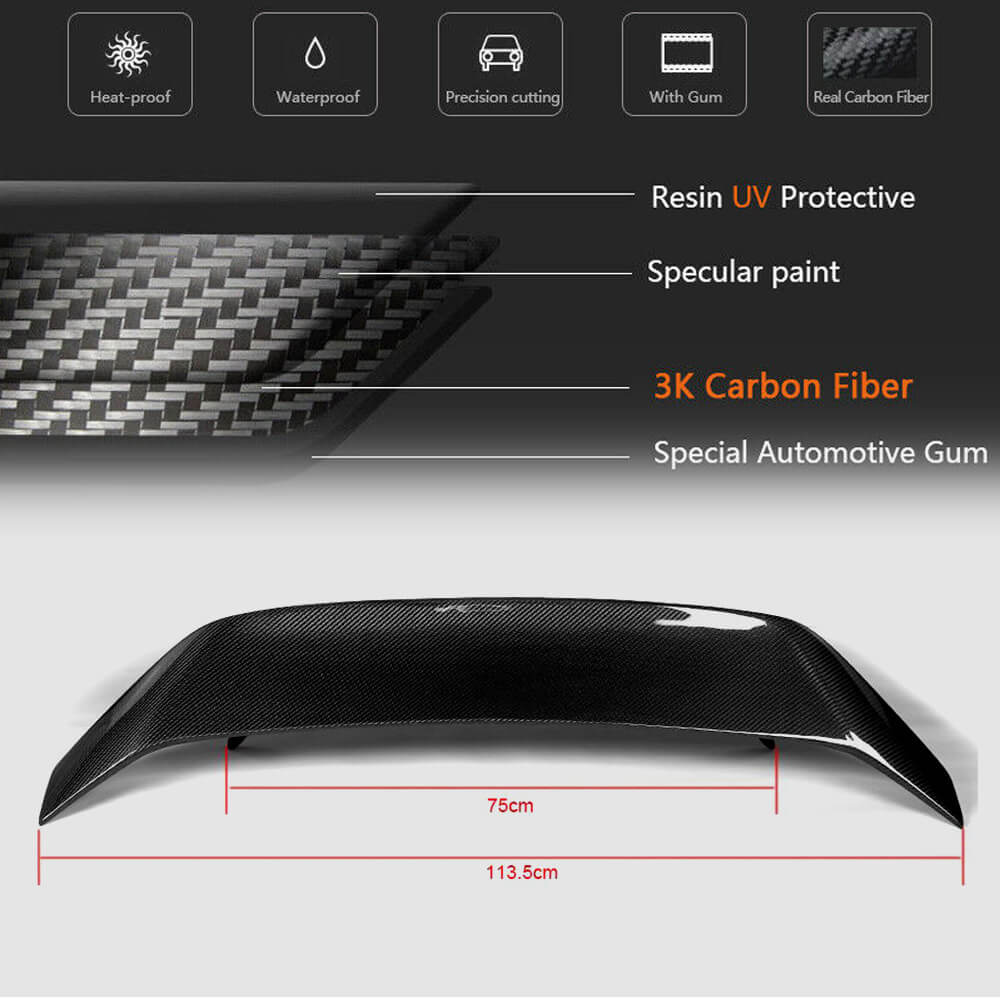 Spoiler V3 (Carbon) for Subaru BRZ 2012-2021 - image 6
