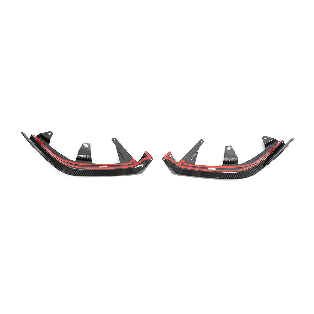Front Bumper Lip (for M-Sport, Carbon) for BMW 5/i5 Series G60/G60E/G61 2023- - image 6