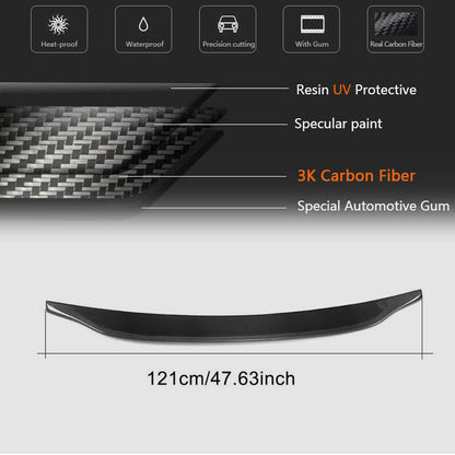 Spoiler V3 (for SD Carbon) for Audi A4 B9 2015-2024 - image 6