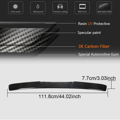 Spoiler V1 (Carbon) for Alfa Romeo Giulia 2016-2022 - image 6