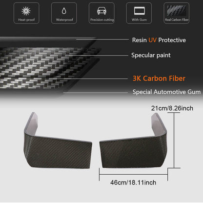 Fog light covers (for RS, 2016-2019, Carbon) for Audi TT 2014-2023 - image 6