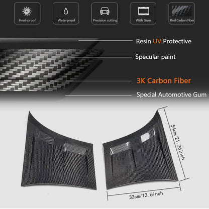 Front fender trims (Carbon) for Ford Mustang 2015-2023 - image 6