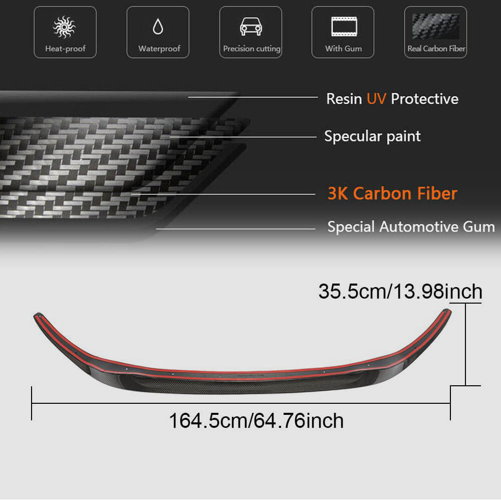 Front Bumper Lip for M-Sport 2017-2020 Carbon for BMW 6 Series G32 2017- - image 6