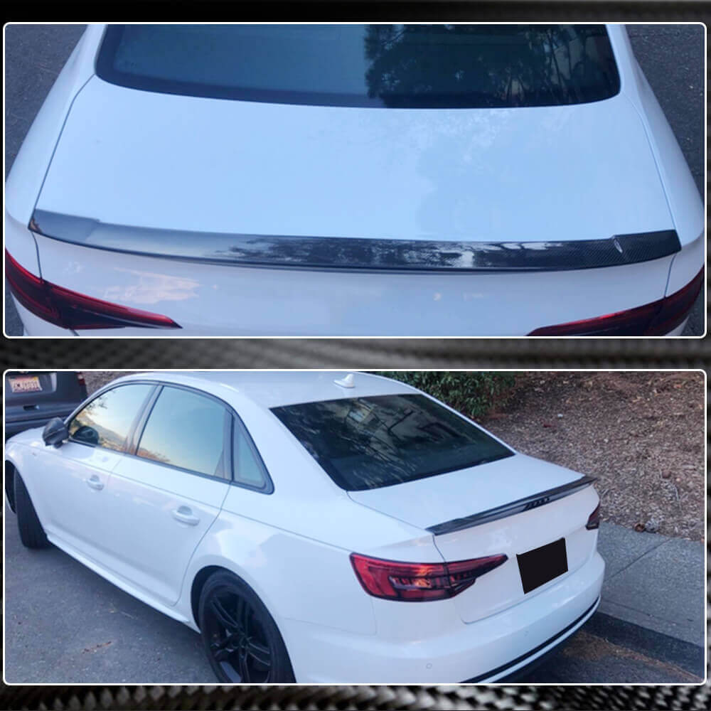 V5 Spoiler (for Sedan, Carbon) for Audi A4 B9 2015-2024 - image 6