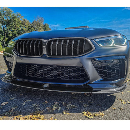 Front Bumper Lip Spoiler (for F91/F92/F93 M8, Carbon) for BMW 8 Series G14/G15/G16 2018- - image 6