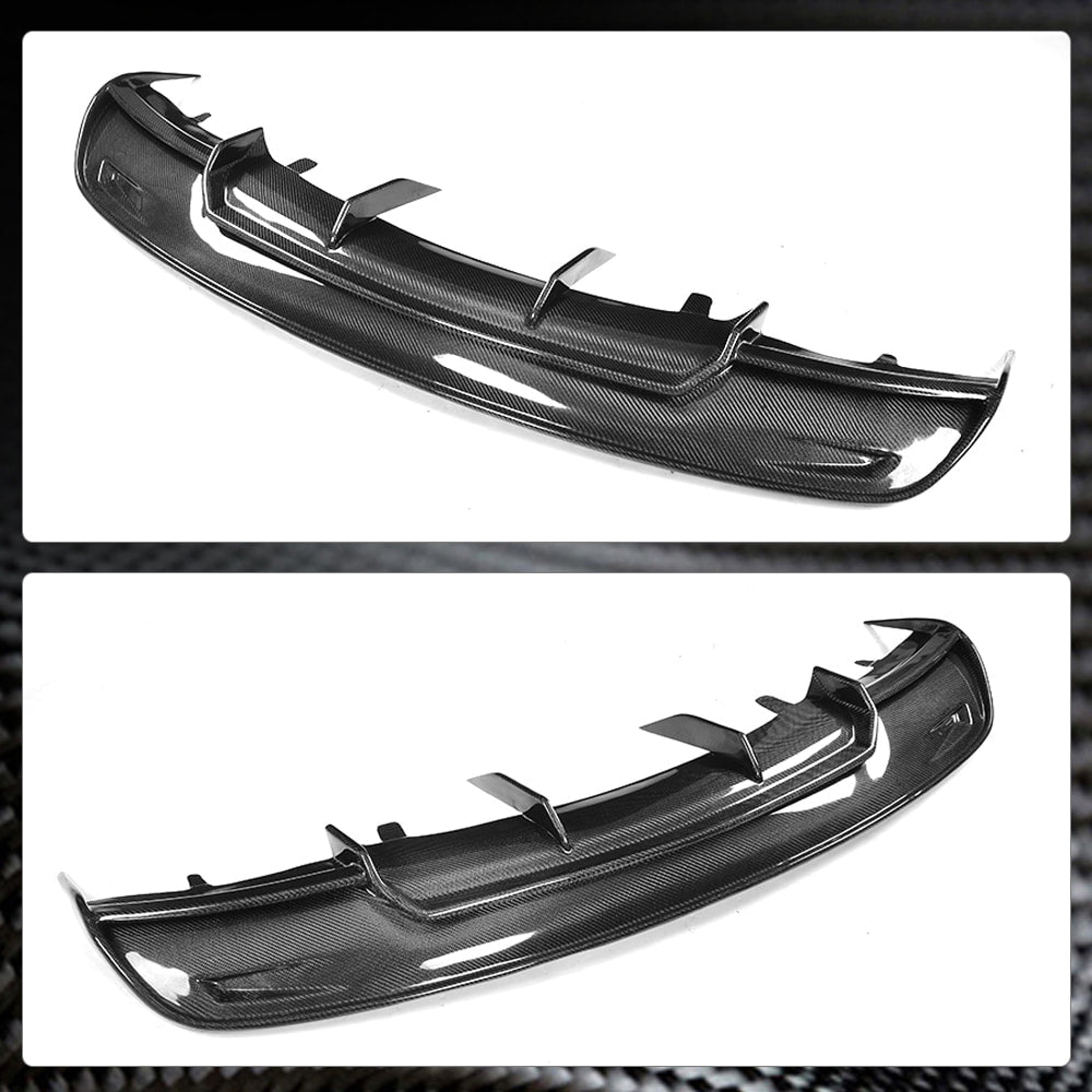 Rear Bumper Diffuser Carbon Fiber V1 for Tesla Model S - image 6