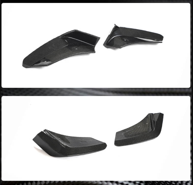 Rear bumper diffuser (2019-2022, Carbon) for Chevrolet Corvette C8 2019- - image 6