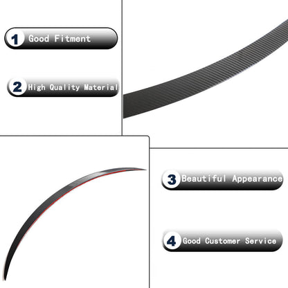 Rear Trunk Spoiler Dry Carbon Fiber V2 (2023-2025) for Tesla Model 3 - image 6